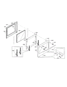 Door-Upper parts for Bosch Wall Oven HBN5651UC/01 from AppliancePartsPros.com