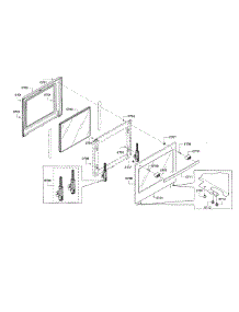 Door-Lower parts for Bosch Wall Oven HBN5651UC/01 from AppliancePartsPros.com