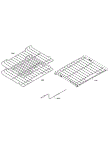 Shelf parts for Bosch Wall Oven HBN8451UC/01 from AppliancePartsPros.com