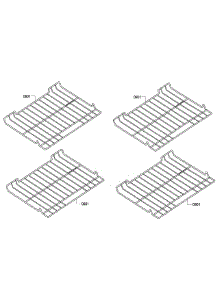 Rack parts for Bosch Wall Oven HBN5651UC/02 from AppliancePartsPros.com