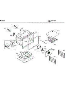 Inner Parts parts for Bosch Wall Oven HBN5420UC/02 from AppliancePartsPros.com