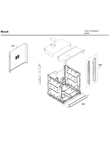 Frame parts for Bosch Wall Oven HBN5420UC/02 from AppliancePartsPros.com
