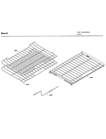 Rack parts for Bosch Wall Oven HBL8751UCC/02 from AppliancePartsPros.com