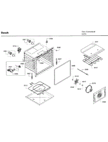 Inner Parts parts for Bosch Wall Oven HBN8451UC/02 from AppliancePartsPros.com