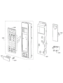 Control Panel parts for Bosch Microwave HMB5051/02 from AppliancePartsPros.com