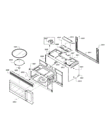 Mounting parts for Bosch Microwave HMV3062U/01 from AppliancePartsPros.com