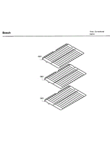 Rack parts for Bosch Wall Oven HBL3450UC/10 from AppliancePartsPros.com