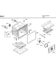Inner Parts parts for Bosch Wall Oven HBN5651UC/03 from AppliancePartsPros.com