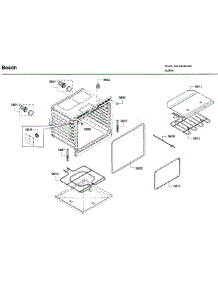 Inner Parts 2 parts for Bosch Wall Oven HBN5651UC/03 from AppliancePartsPros.com