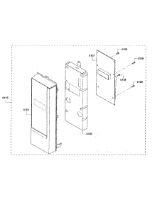 Panel parts for Bosch Microwave HMV8052U/01 from AppliancePartsPros.com