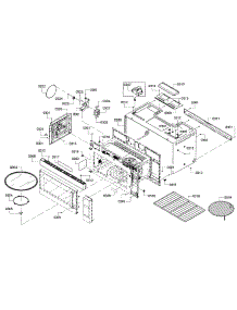 Cavity parts for Bosch Microwave HMV8052U/01 from AppliancePartsPros.com