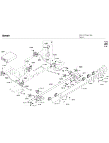 Valve Asy parts for Bosch Range HDI8054U/06 from AppliancePartsPros.com