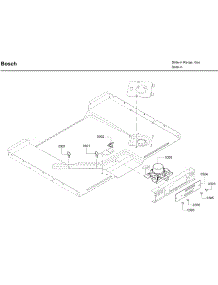 Igniter parts for Bosch Range HDI8054U/06 from AppliancePartsPros.com