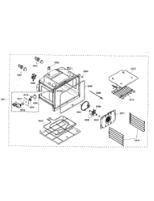 Oven Assembly parts for Bosch Wall Oven HBN5420UC/01 from AppliancePartsPros.com