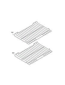 Shelf parts for Bosch Wall Oven HBL5351UC/01 from AppliancePartsPros.com