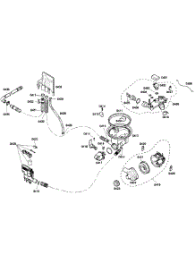 Pump Assembly parts for Bosch Dishwasher SHE43P15UC/53 from AppliancePartsPros.com