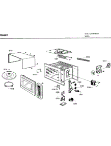 Door Asy parts for Bosch Wall Oven HBL8750UC/12 from AppliancePartsPros.com