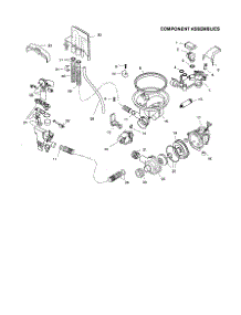 Component Assemblies parts for Bosch Dishwasher SHU4302 from AppliancePartsPros.com