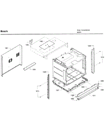 Frame parts for Bosch Wall Oven HBL8750UC/12 from AppliancePartsPros.com