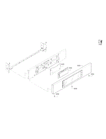 Control Panel parts for Bosch Wall Oven HBN8651UC/01 from AppliancePartsPros.com