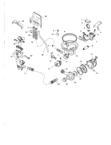 Component Assemblies parts for Bosch Dishwasher SHU4316 from AppliancePartsPros.com