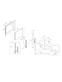 Door-Lower parts for Bosch Wall Oven HBN8651UC/01 from AppliancePartsPros.com