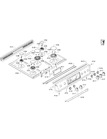 Cooktop parts for Bosch Range HGI8054UC/03 from AppliancePartsPros.com