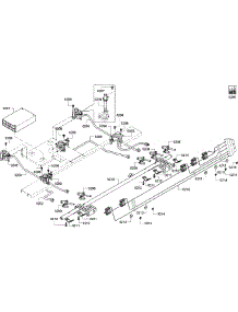 Manifold parts for Bosch Range HGI8054UC/03 from AppliancePartsPros.com