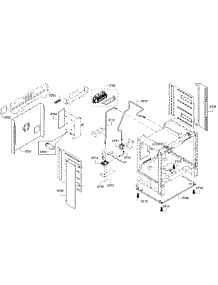 Frame parts for Bosch Range HGI8054UC/03 from AppliancePartsPros.com