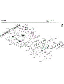 Cooktop parts for Bosch Range HGI8054UC/06 from AppliancePartsPros.com