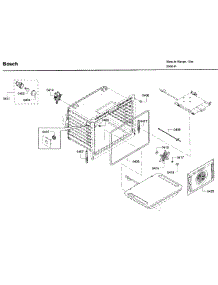 Cavity Asy parts for Bosch Range HGI8054UC/06 from AppliancePartsPros.com