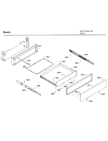 Drawer parts for Bosch Range HGI8054UC/06 from AppliancePartsPros.com