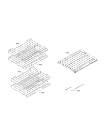 Shelf Assembly parts for Bosch Wall Oven HBN8651UC/01 from AppliancePartsPros.com