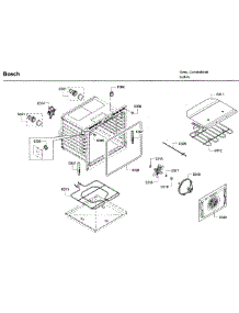 Inner Parts parts for Bosch Wall Oven HBN5451UC/03 from AppliancePartsPros.com