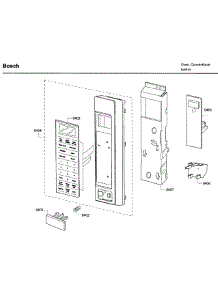 Control Panel parts for Bosch Wall Oven HBL5760UC/09 from AppliancePartsPros.com