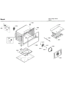 Convection parts for Bosch Range HEI8054U/07 from AppliancePartsPros.com