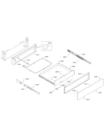 Drawer parts for Bosch Range HEIP054U/05 from AppliancePartsPros.com