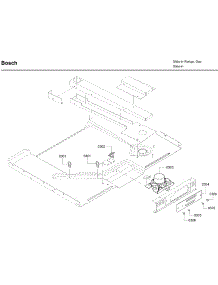 Igniter parts for Bosch Range HDI8054U/04 from AppliancePartsPros.com