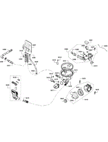 Pump Assembly parts for Bosch Dishwasher SHE55M12UC/61 from AppliancePartsPros.com