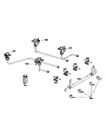 Valves parts for Bosch Range HGS435UC/01 from AppliancePartsPros.com