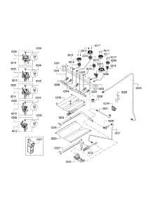 Valve Assembly parts for Bosch Range HGS3023UC/10 from AppliancePartsPros.com