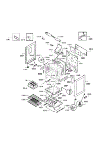 Main Assembly parts for Bosch Range HGS3023UC/10 from AppliancePartsPros.com