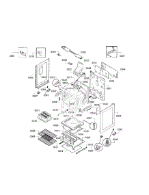 Main Assembly parts for Bosch Range HGS3023UC/12 from AppliancePartsPros.com