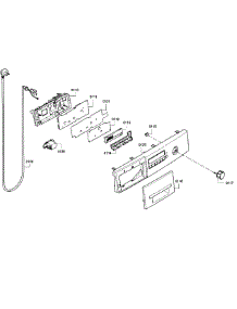 Control Panel parts for Bosch Washer WAP24200UC/11 from AppliancePartsPros.com