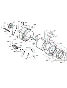 Drum Assembly parts for Bosch Washer WAP24200UC/11 from AppliancePartsPros.com
