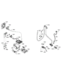 Dispenser Assembly parts for Bosch Washer WAP24200UC/11 from AppliancePartsPros.com
