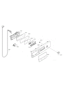 Control Panel parts for Bosch Washer WAP24200UC/05 from AppliancePartsPros.com