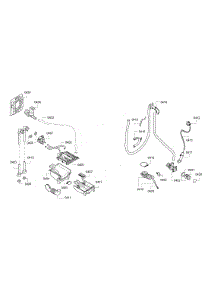 Dispenser Assembly parts for Bosch Washer WAP24200UC/05 from AppliancePartsPros.com