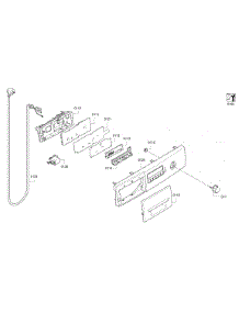 Control Panel parts for Bosch Washer WAP24201UC/11 from AppliancePartsPros.com