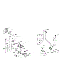 Hose & Valve Assembly parts for Bosch Washer WAP24201UC/11 from AppliancePartsPros.com